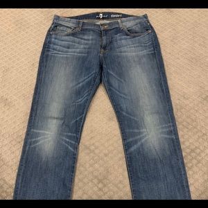 7 for all mankind blue jeans